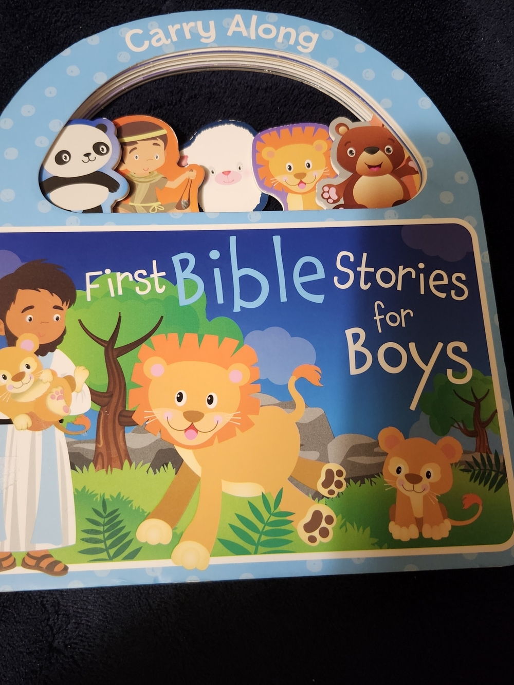 Page Publications First Bible Stories for Boys Carry Along Book Board Book